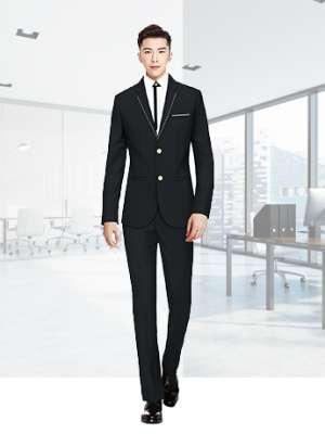 兩?？畚鞣籽b男士春秋季高端時(shí)尚西服